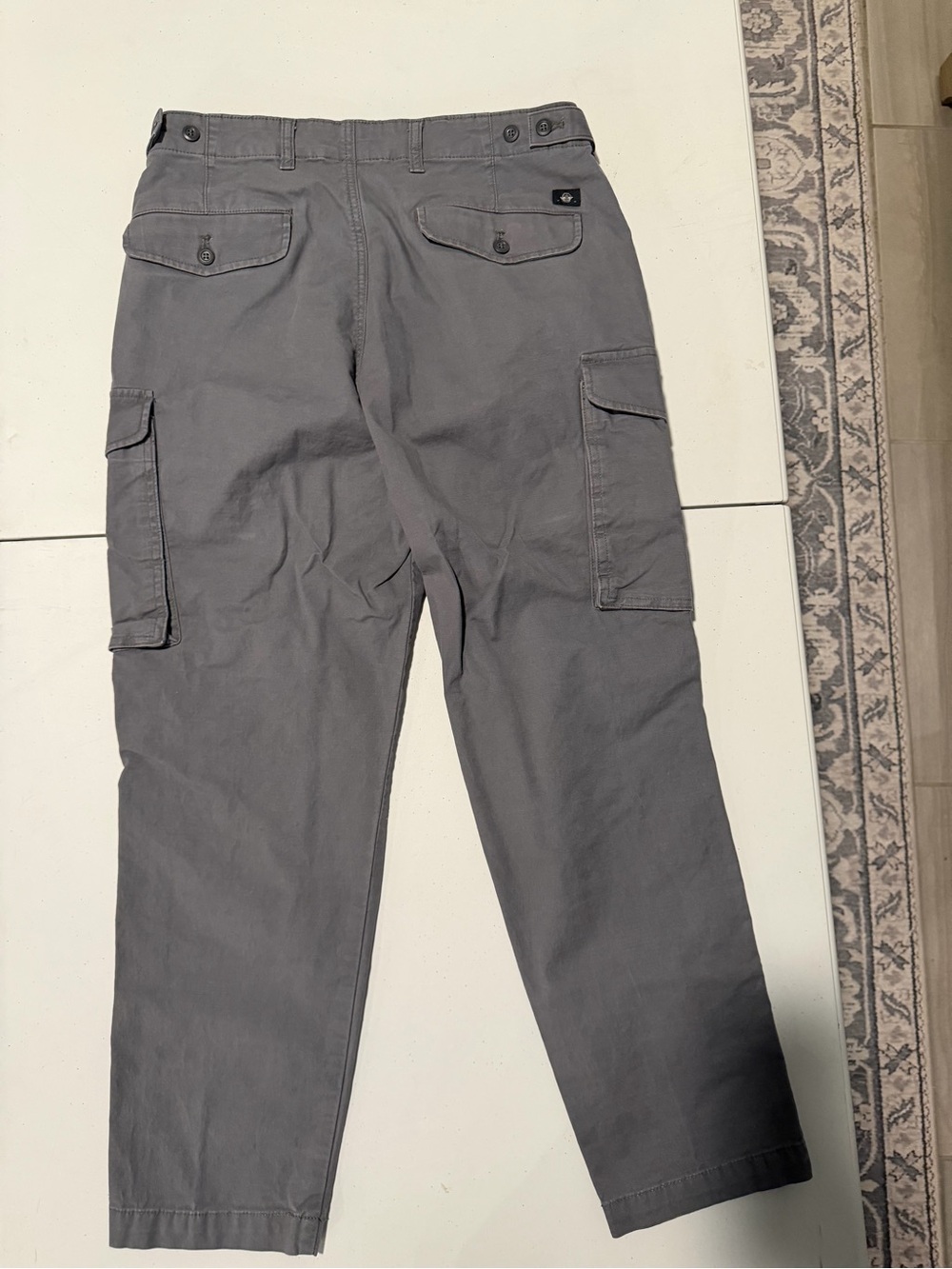 Dockers Gray Straight Fit Utility Cargo Pants W33 L30 - Picture 6 of 6